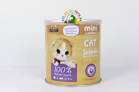 Cat Canned Salmon Flavor Rich in Taurine (130 grams) - Better for Brain and Eyesight