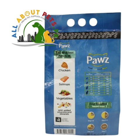 Image of Pawz Premium Quality Cat Food, 0.5 KG ( 500g ) - Good For All Cat Breeds