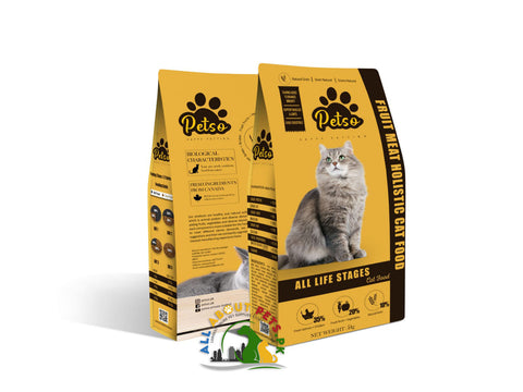 Image of Petso 5kg Cat Food – complete and balanced nutrition with protein, omegas, and vitamins