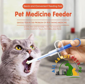 Pet Pill Dispenser – safe and easy tool for administering medicine and liquid diets to cats and dogs in Pakistan