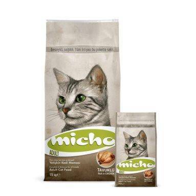 Image of Micho Adult Cat Food 3kg - AllAboutPetsPk