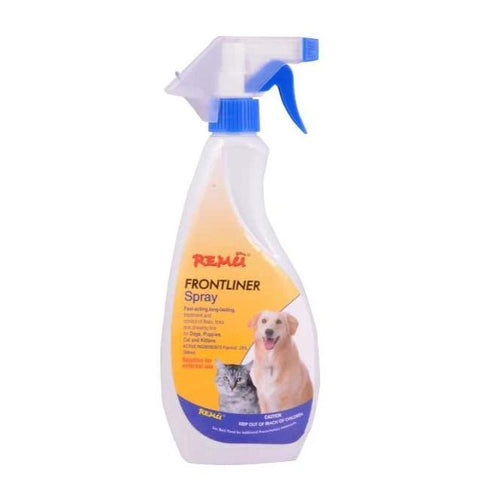 Image of Remu Frontliner Tick and Flea Spray available at allaboutpets.pk in pakistan.