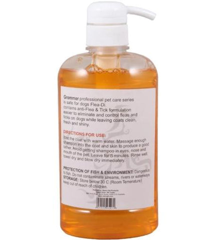 Image of Remu Dog Groomer Shampoo orange Conditioner 600ml, Smooth & Shiny Coat, Flea & Tick Control available at allaboutpets.pk in pakistan.