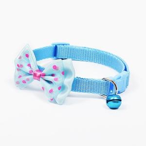 Image of Pet Bow Collar Adjustable For Cats & Puppies - AllAboutPetsPk