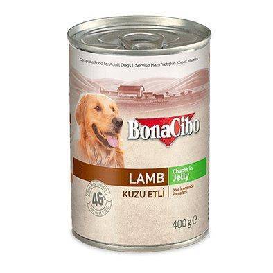 Image of Bonacibo Canned Dog Food Lamb 400g available at allaboutpets.pk