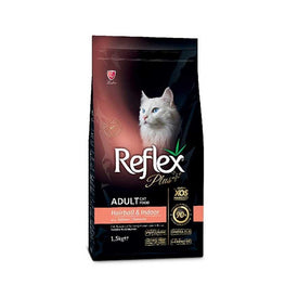 Reflex Plus Cat Food Hair Ball & Indoor with Salmon 1.5 Kg available in Pakistan at allaboutpets.pk