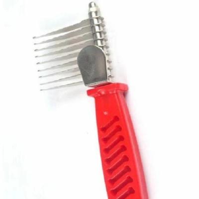 Image of Deknotting Comb for Dogs & Cats, dog brush, cat comb, pet dematting brush available at allaboutpets.pk in pakistan.