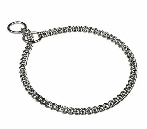 Image of Choke Chain Chrome for dogs Ferplast  34cm, 38cm and 42cm available at allaboutpets.pk in pakistan.