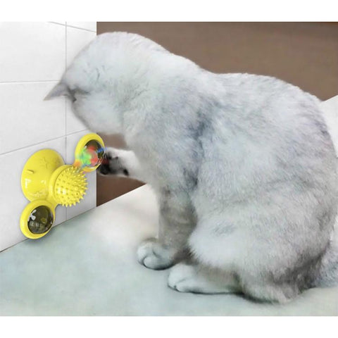 Image of Cat Windmill Interactive toy with catnip and light available at allaboutpets.pk in Pakistan