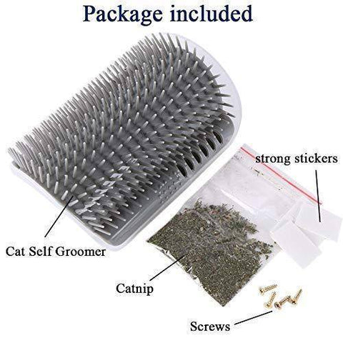 Image of Flightbird 3.0 SOFTER Cat Self Groomer with Catnip, Dog Cat Corner Groomer, Wall Corner Massage available at allaboutpets.pk in pakistan