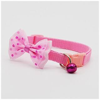 Image of Pet Bow Collar Adjustable For Cats & Puppies - AllAboutPetsPk