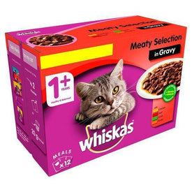 Whiskas Meaty Selection In Gravy 100g available online at allaboutpets.pk