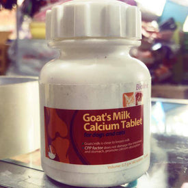 Bioline Goat Milk Calcium Tablets For Dog & Cats available at allaboutpets.pk