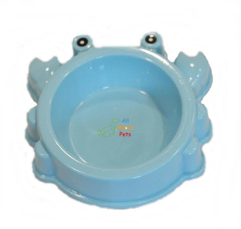 Image of Crab Shaped Feeding Bowl, animal shape feeding bowl, dog feeding bowl, cat feeding bowl, blue pet feeding bowl available online at allaboutpets.pk in pakistan.