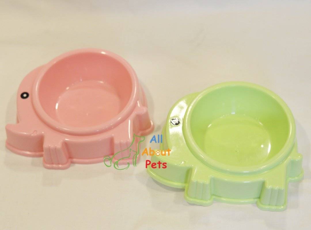 Feeding Bowl Elephant Shaped For Dogs, pet feeding bowl elephant shape green color available at allaboutpets.pk in pakistan.