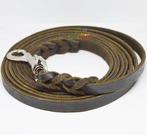 Image of Leash Leather German Shepherd Long Tracking 10ft, german shepherd show leash, rottweiler show leash available at allaboutpets.pk in pakistan.