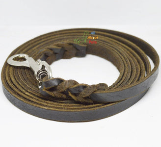 Leash Leather German Shepherd Long Tracking 10ft, german shepherd show leash, rottweiler show leash available at allaboutpets.pk in pakistan.
