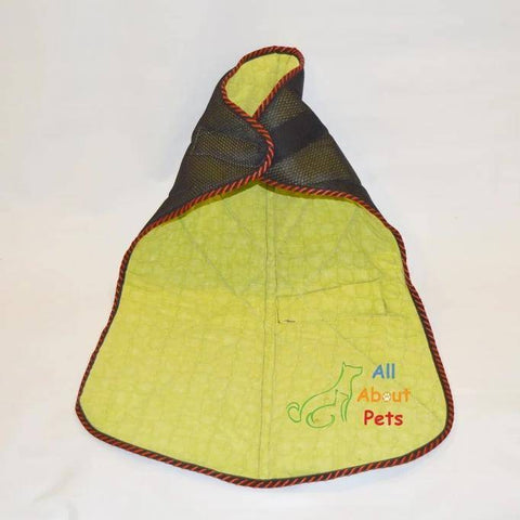 Image of Dog clothes, jacket, coat with Soft Padding Black Mesh with soft and warm padding material available at allaboutpets.pk in pakistan