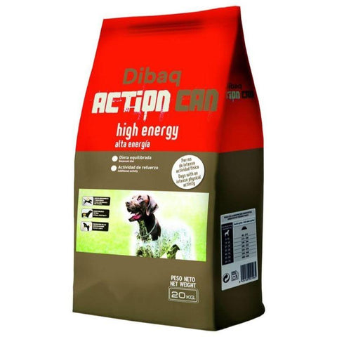 Image of Dibaq Action Can High Energy Dog Food 20 Kg, dog food available at allaboutpets.pk in pakistan.