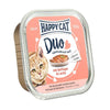 Happy Cat Duo Menu - Poultry & Salmon 100g available online at allaboutpets.pk in Pakistan