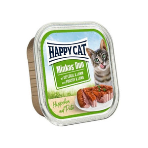 Happy Cat Duo Menu - Poultry & Lamb 100g available online at allaboutpets.pk in Pakistan