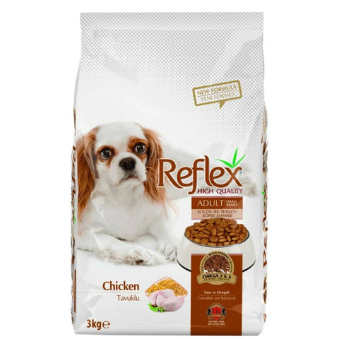 Image of Reflex Adult Dog Food Small Breed Chicken - 3 KG available at allaboutpets.pk in pakistan.