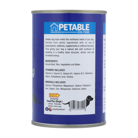 Image of Petable Dog Food Beef - AllAboutPetsPk