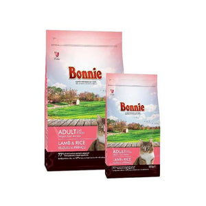 Bonnie Adult Cat Food Lamb and Rice 500g and 1.5kg available at allaboutpets.pk in Pakistan