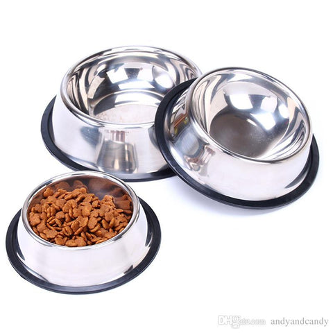 Image of Feeding Bowl Stainless Steel for Dogs & Cats