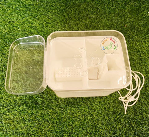 Image of Pet water fountain for cat dog automatic food bowl dish feeder dispenser available at allaboutpets.pk in Pakistan