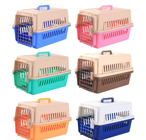 Image of Pet travel carrier box, Jet Box for Cats & Dogs, pet carry box, pet travel box available at allaboutpets.pk in pakistan.