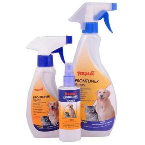 Image of Remu Frontliner Tick and Flea Spray available at allaboutpets.pk in pakistan.