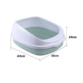 Cat Litter Tray with Scoop Semi-Enclosed available in pakistan at allaboutpets.pk
