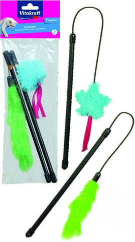 Image of Vitakraft Playing Stick For Cats, cat teaser toys available at allaboutpets.pk in pakistan.