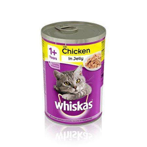 Whiskas Chicken in Jelly 390g, cat wet food available at allaboutpets.pk in pakistan.