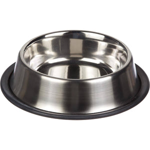 Steel silver feeding bowls for cats & dogs available at allaboutpets.pk in Pakistan