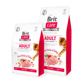 Brit Care Cat Grain-Free – hypoallergenic kibble for shiny coat & healthy digestion

