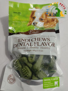 Endi Dog Chews Dental Flavor | 100g - Fresh Breath, Balanced Nutrition, Strengthen Bones