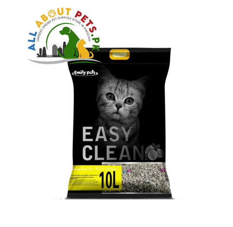 Image of Emly pet litter - Super Absorbent, Easy to Scoop, Long Lasting | 10L Lemon-Flavored Cat Litter