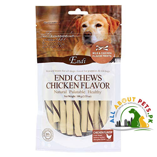 Endi Chews Dog Treats Chicken Flavor – healthy chicken dog chews for training and rewards