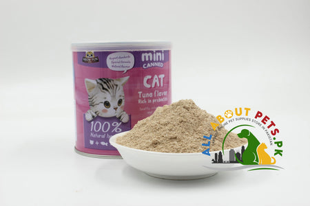Mini Canned Cat Tuna Flavour Rich in Prebiotics (130 grams) - Good for Intestines & Stomach