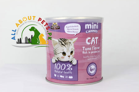 Mini Canned Cat Tuna Flavour Rich in Prebiotics (130 grams) - Good for Intestines & Stomach