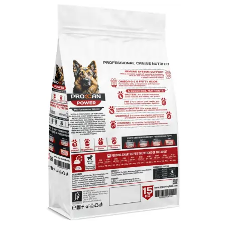 Procan Power Formula Dog Food in Pakistan – Premium Nutrition for Active Dogs