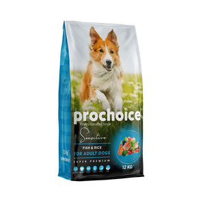 Prochoice Sensitive Adult Dog Food – fish & rice hypoallergenic kibble for sensitive stomachs