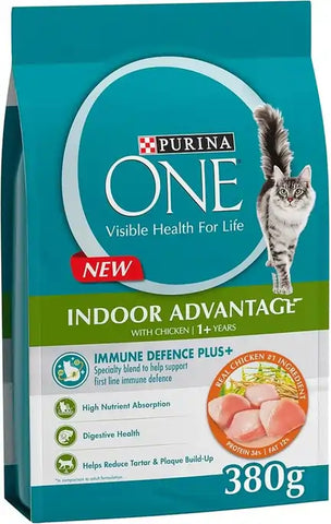 Image of Purina ONE Indoor Advantage Immune Defence Plus+ – Real Chicken - AllAboutPets.Pk