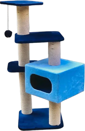 SCRATCH POST BOX HOUSE