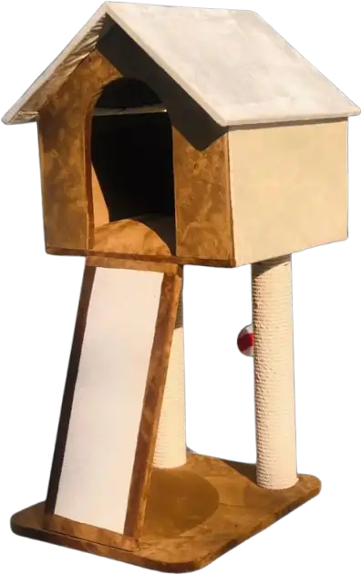 SCRATCH POST CAT HUT