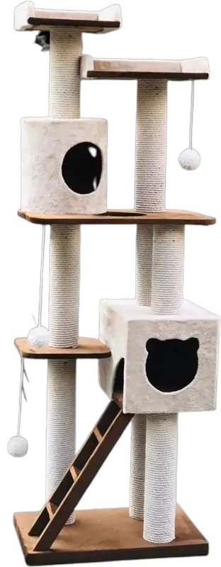 SCRATCH POST CAT TREE 1