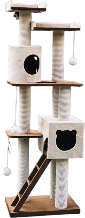 SCRATCH POST CAT TREE 1