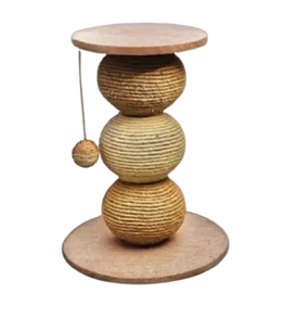 SCRATCH POST TRI CIRCLE